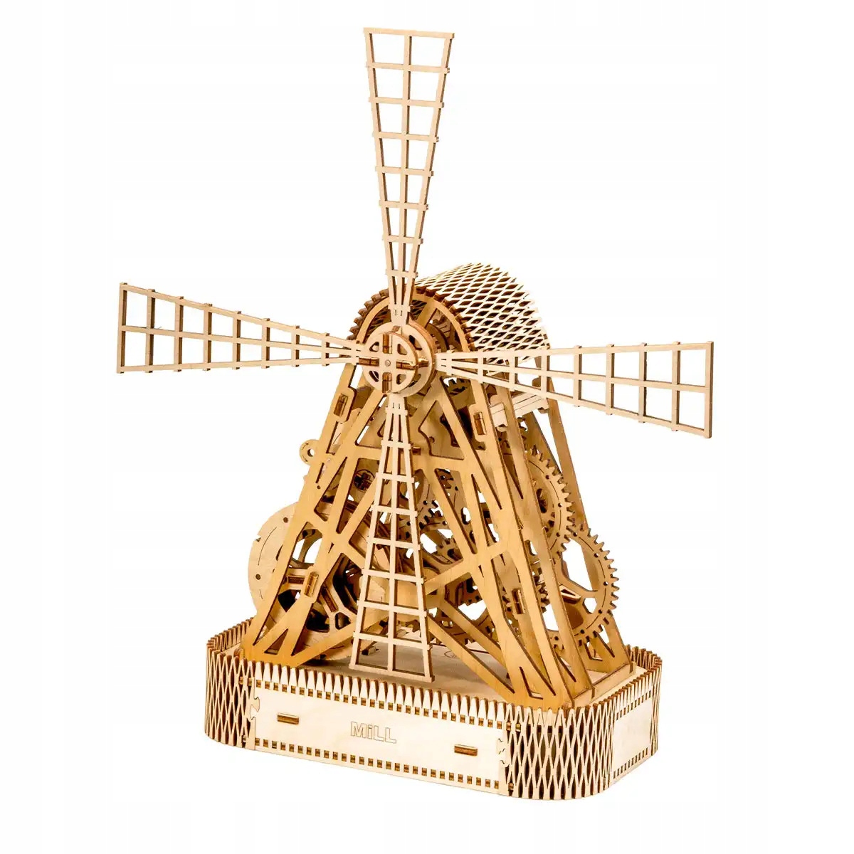 Młyn Drewniany Model Puzzle 3D Wooden.City