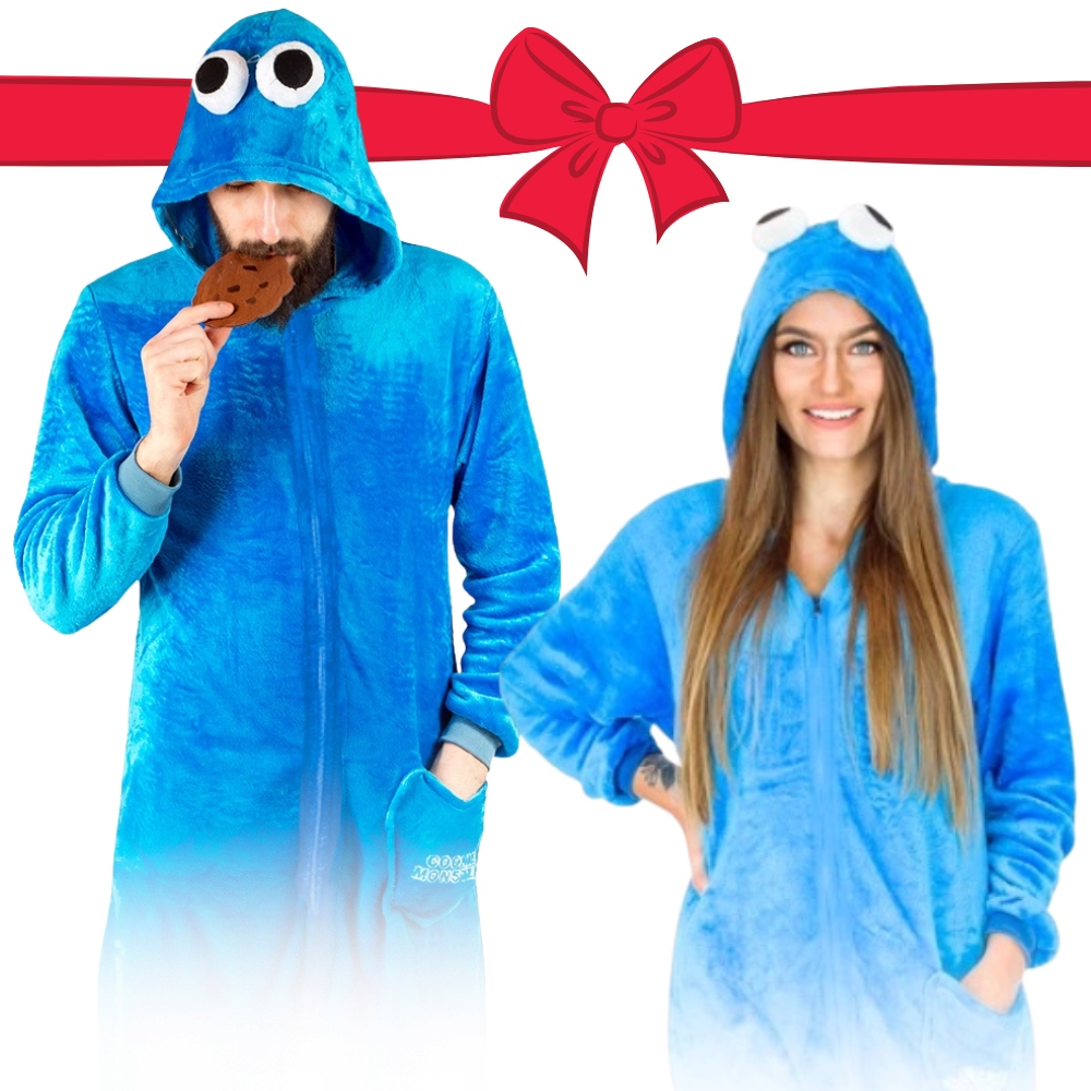 měkké pánské Pyžamo Teplé teplákovka kostým Cookie Příšera M