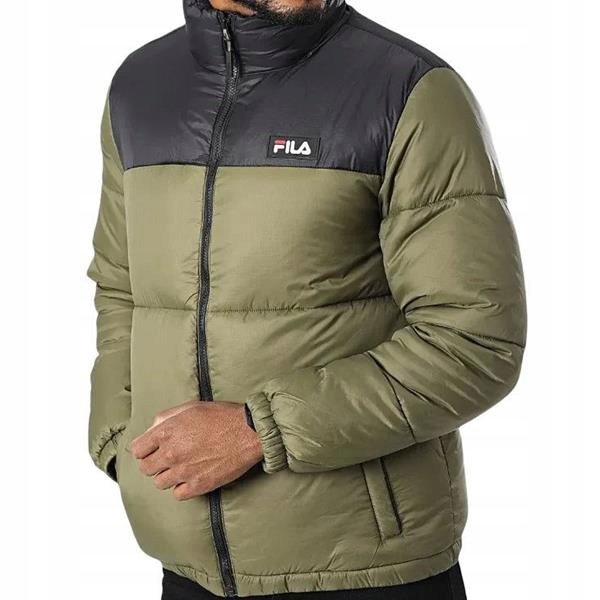 Pánská bunda Fila FAM040463046 Soller Puff Jkt Zelená L