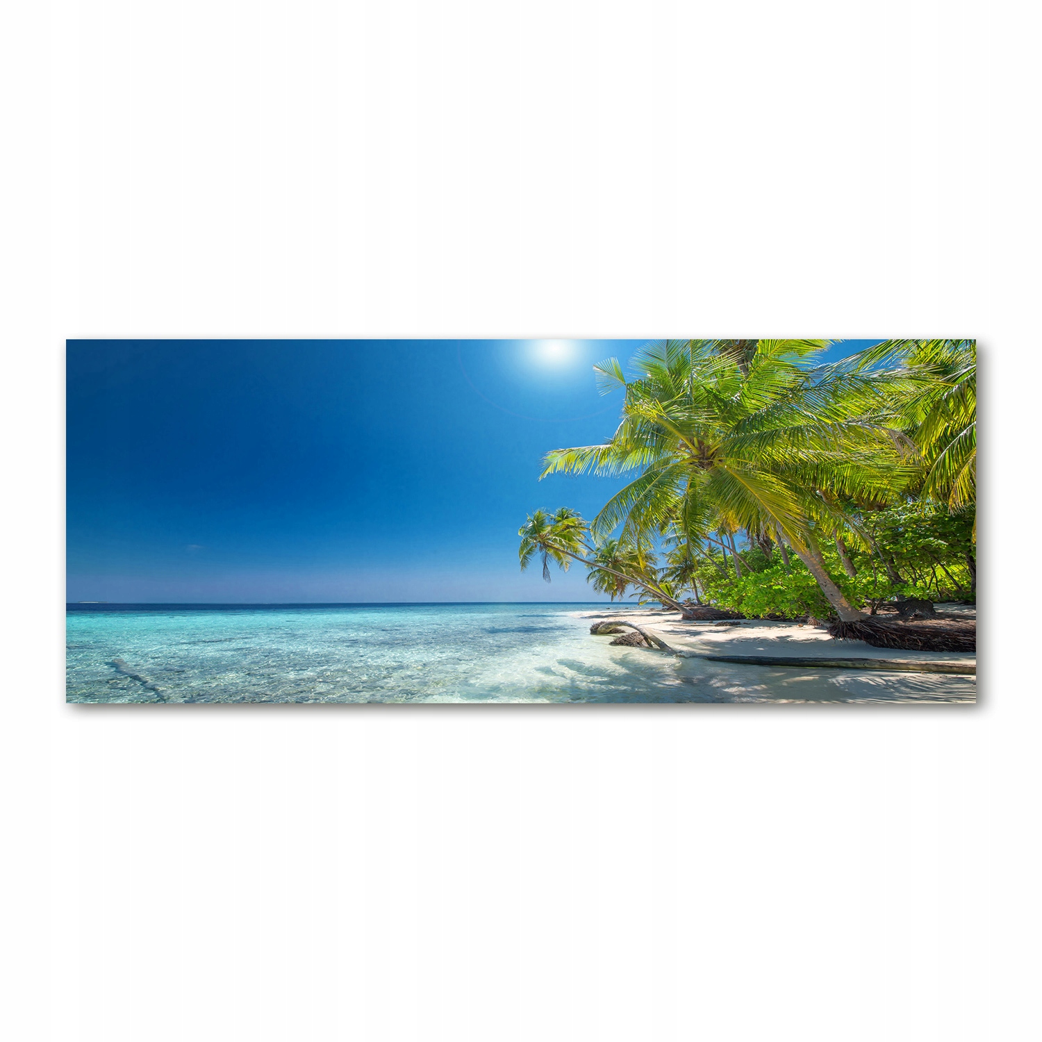 

Foto obraz akryl zdjęcie Malediwy plaża 125x50 cm