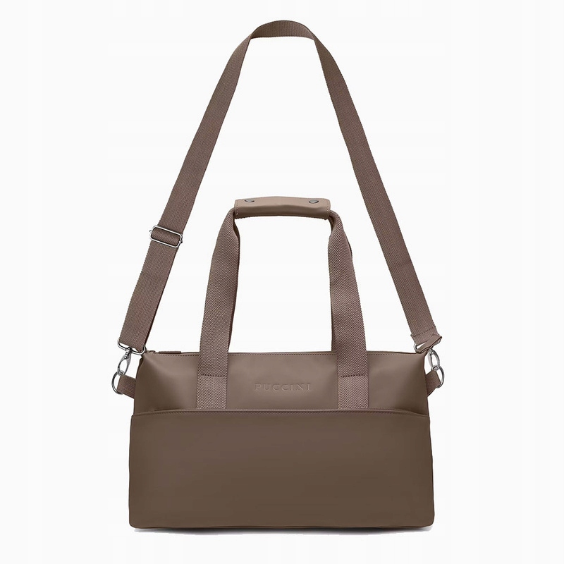 Torba Podróżna Do Samolotu Podręczna Wodoszczelna Brązowa Puccini TM258-2