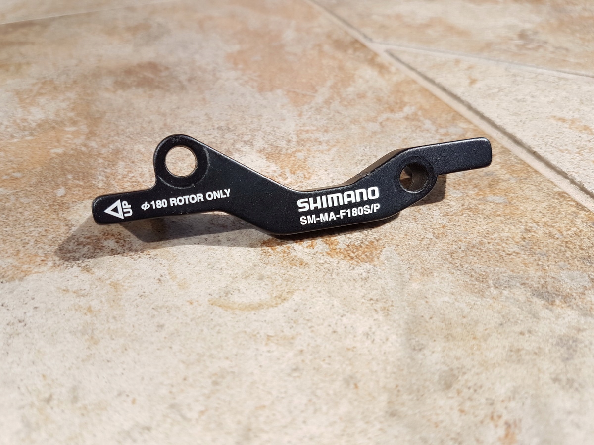 adapter hamulca Shimano SM-MA-F180S/P, stan SUPER