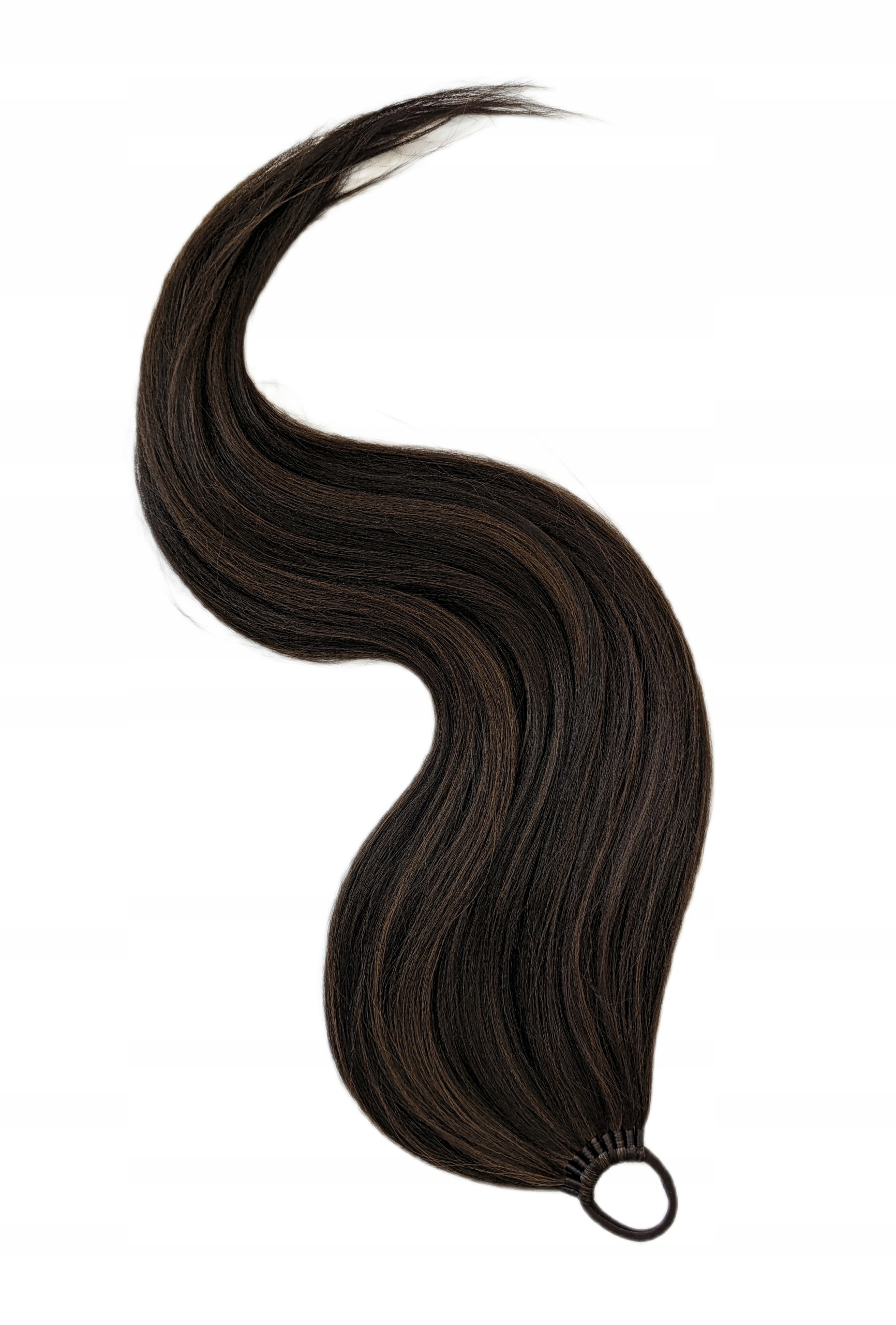 Připínací poník na gumičce, Příčesek, hnědý, Okouzlující Brunetka, 70 cm