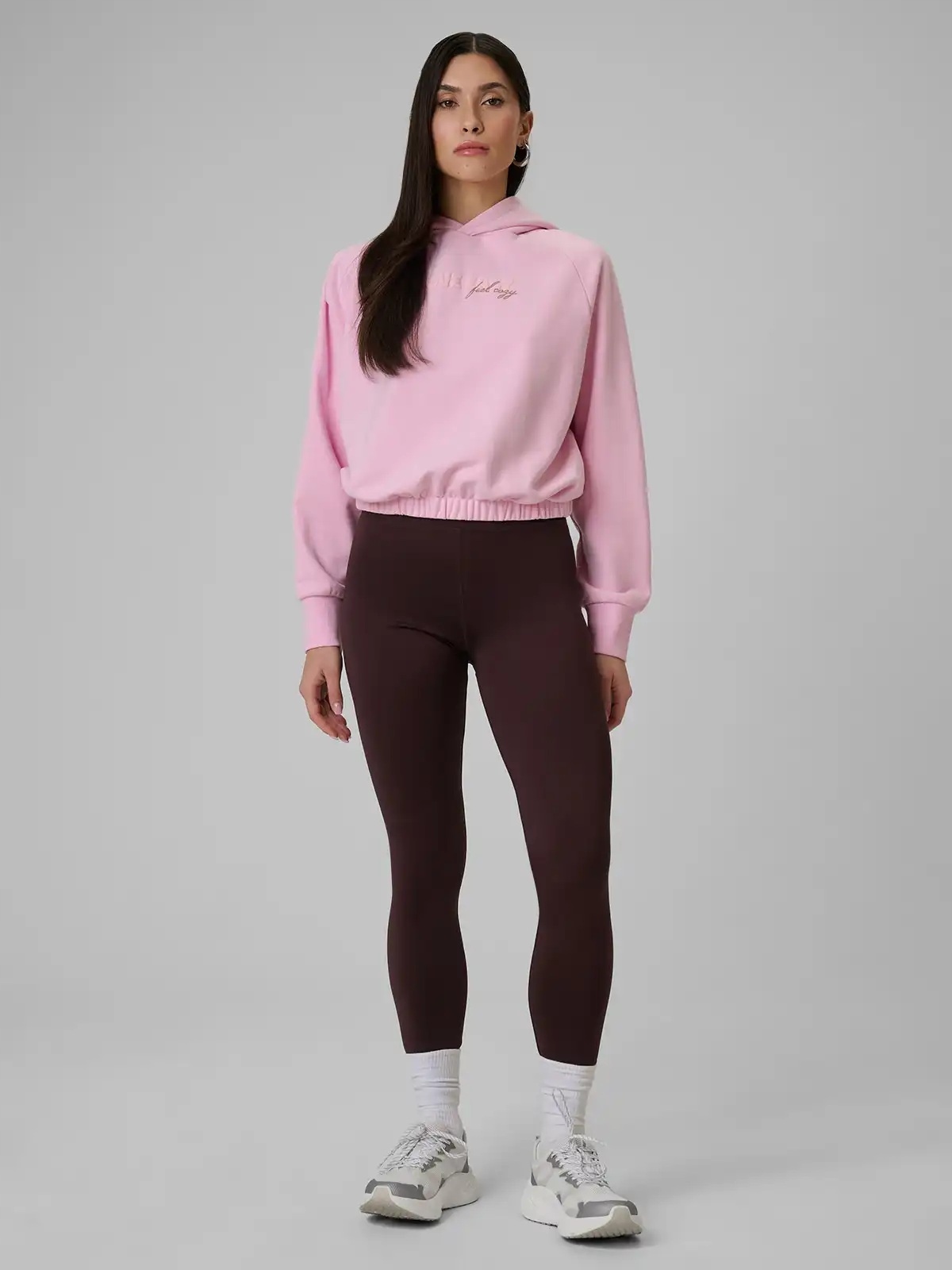 4F Mikina S Potiskem Na Přední Straně F2175 Světle Růžová M