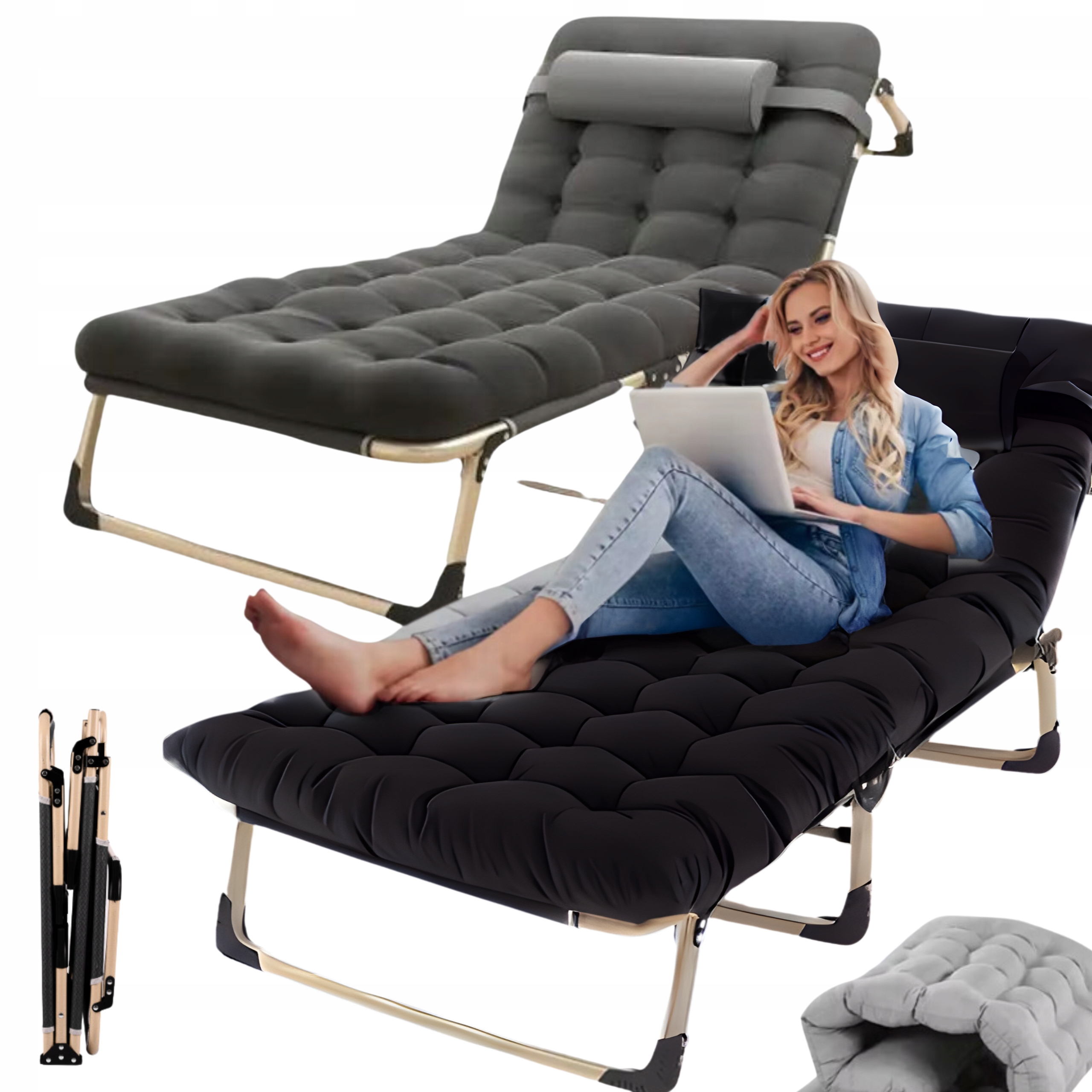 Łóżko Turystyczne Łóżko Składane Łóżko Polowe Premium