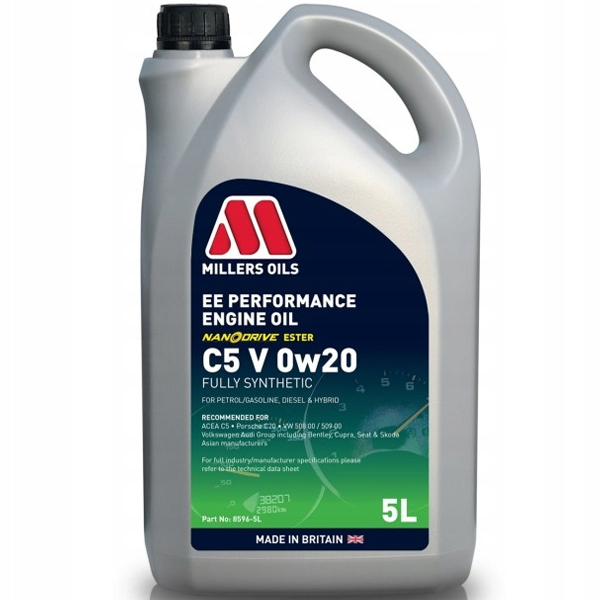 Millers Ee Performance C5 V 0W20 8596 5L