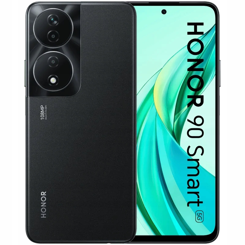 Smartphone Honor 90 Smart 5G Midnight Black) 4/128GB Nfc 5330mAh 90Hz
