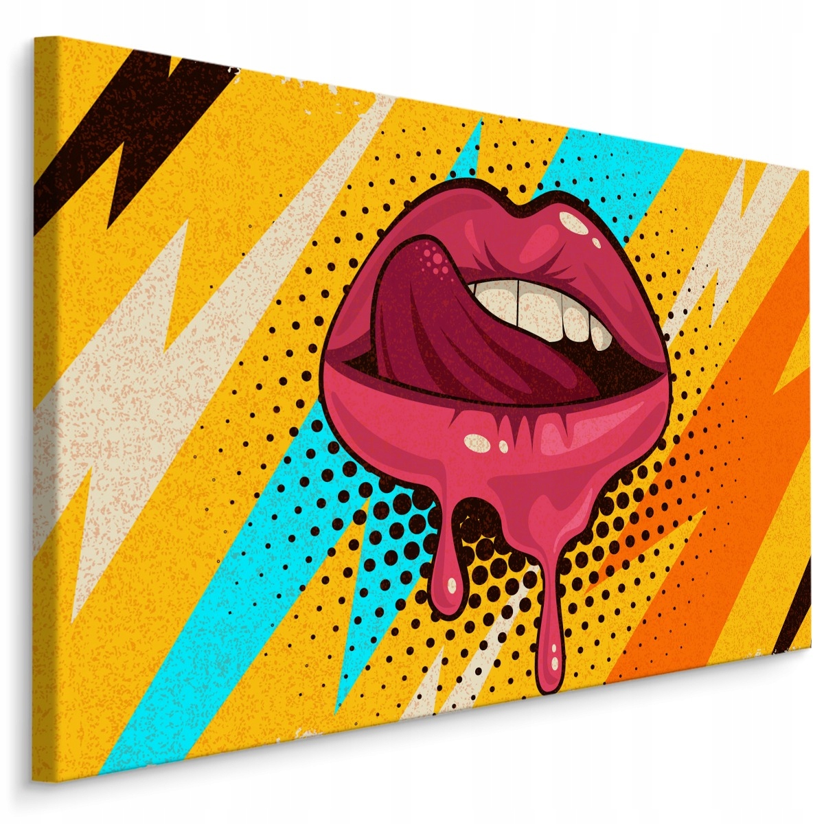 

Obraz Różowe Usta Abstrakcja Pop Art Retro 40x30