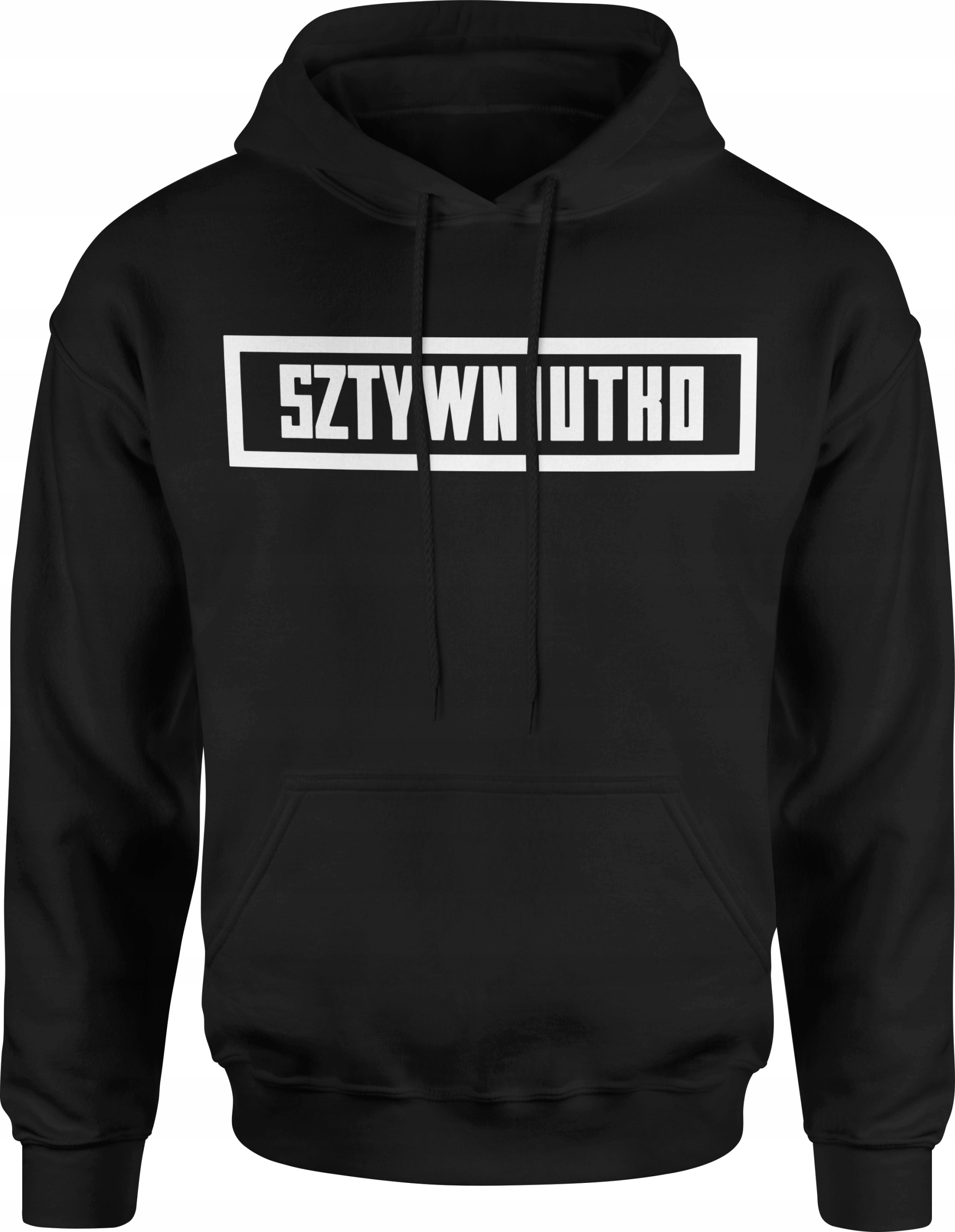 Męska Bluza Z Kapturem Sztywniutko Piorun Roz 3XL Dresowa Nadruk