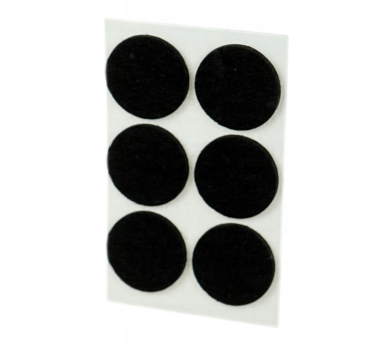 

Podkładki filcowe, filc pod meble, fi 30, 6 szt.