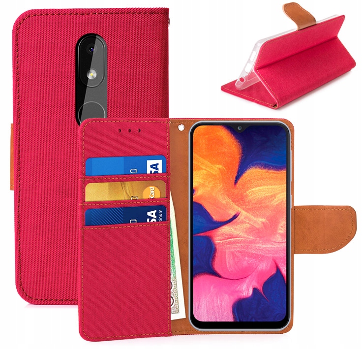 

Etui Portfel Canvas do Nokia 3.2