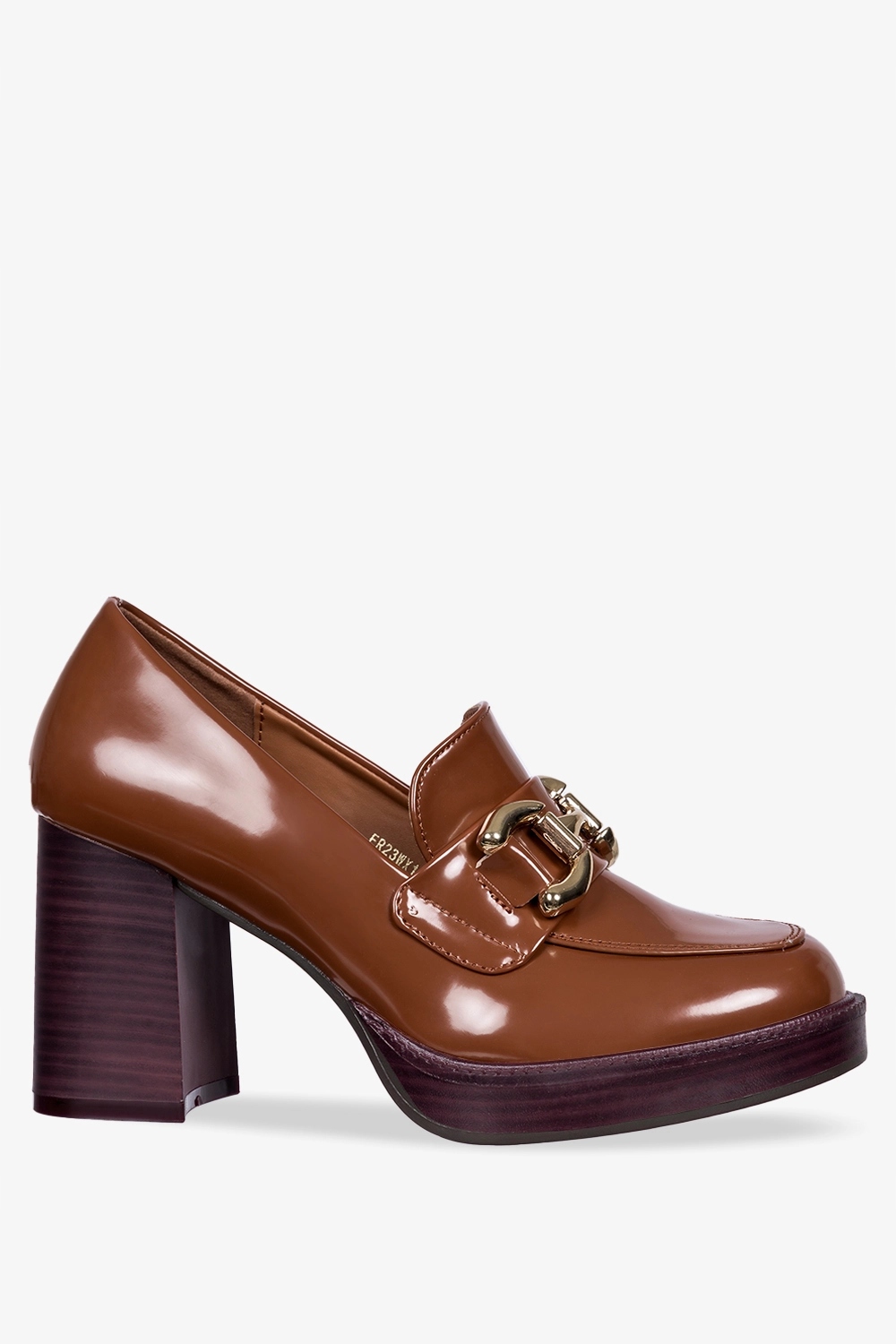 MOKASYNY DAMSKIE LEKKIE NA SŁUPKU ZE ZŁOTĄ SPRZĄCZKĄ WKŁADKA SOFT r 38 Stan opakowania oryginalne