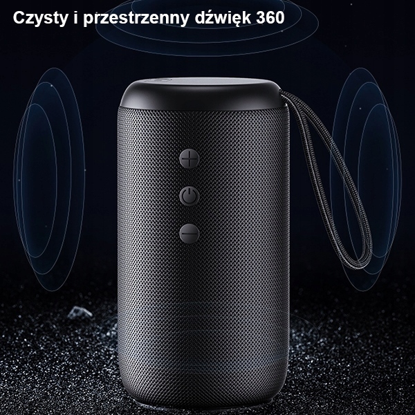 USAMS Głośnik YC Series Bluetooth 5.0 10W Waterproof Wireless Speaker Marka Usams