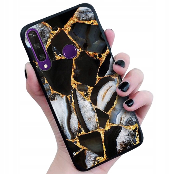 

Etui matowe do Huawei Y6P guma silikon wzory