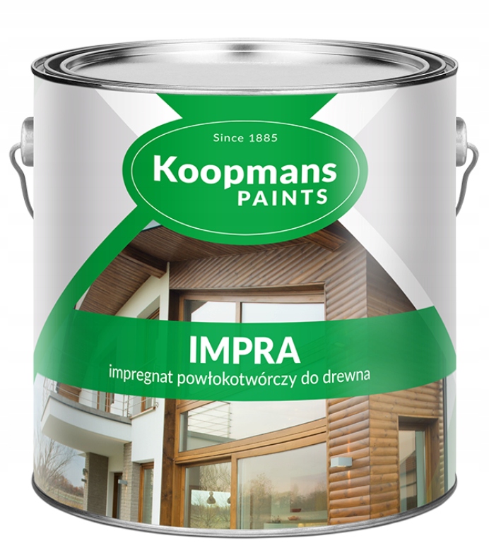 Impregnat do drewna Impra Koopmans 106 ORZECH 2,5l Przeznaczenie do drewna