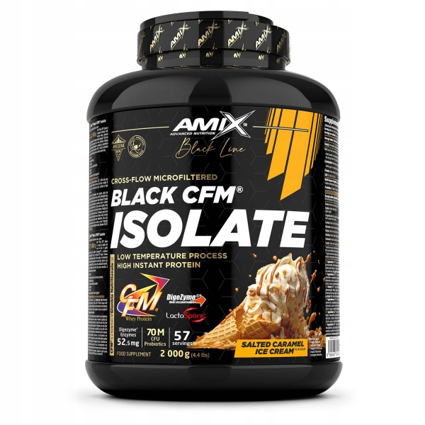 Black Line Black Cfm Isolate 2000g salted caramel ice cream