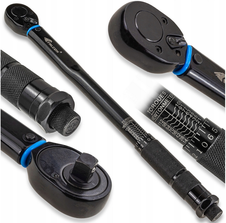 Klucz Dynamometryczny 3/8" 7-112 Nm Profesjonalny Blokada Momentu Cr-v