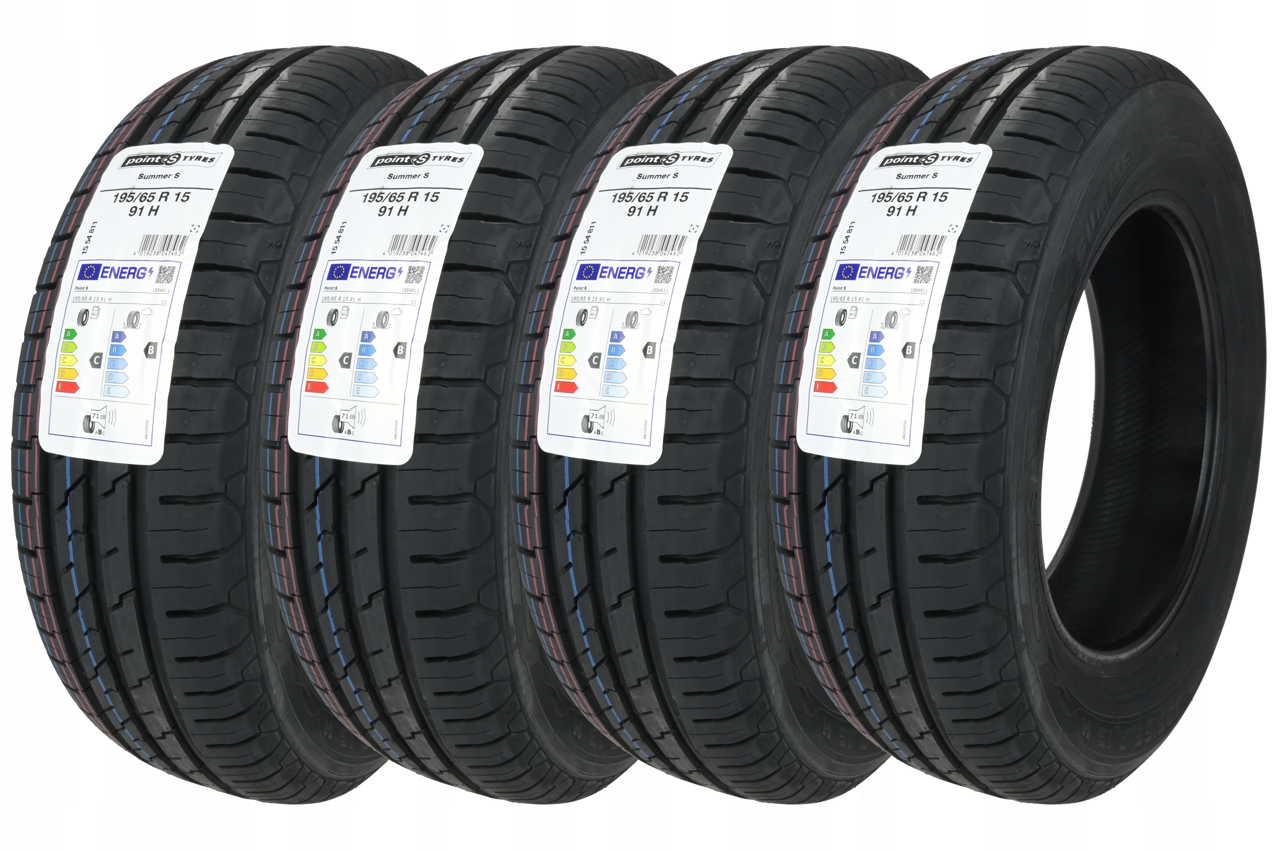 

4 x 195/65R15 91H Summer S Point S Lato