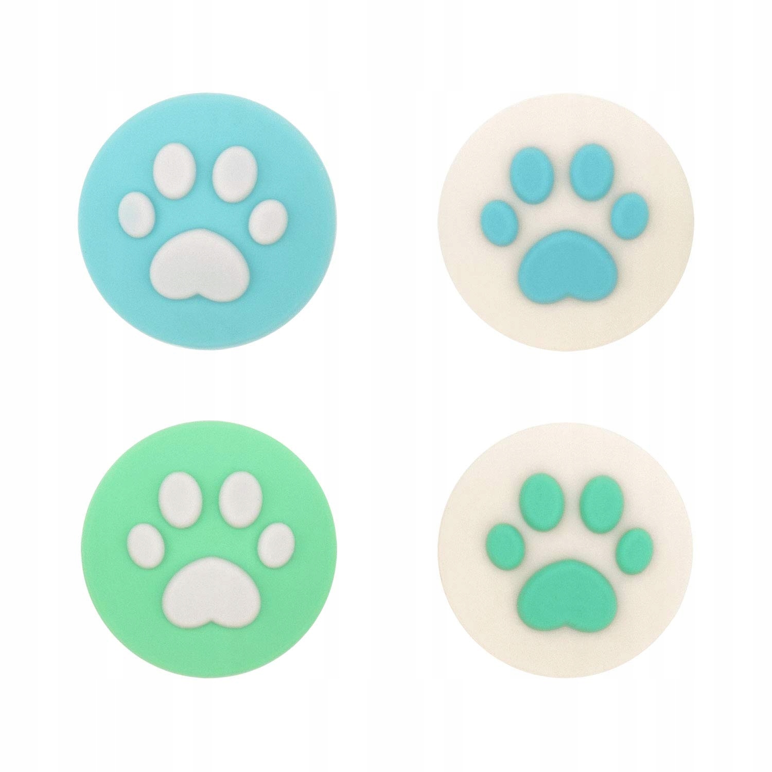 4x Gumičky Na Analog Switch Lite Ns Oled Animal Zeleno-modré