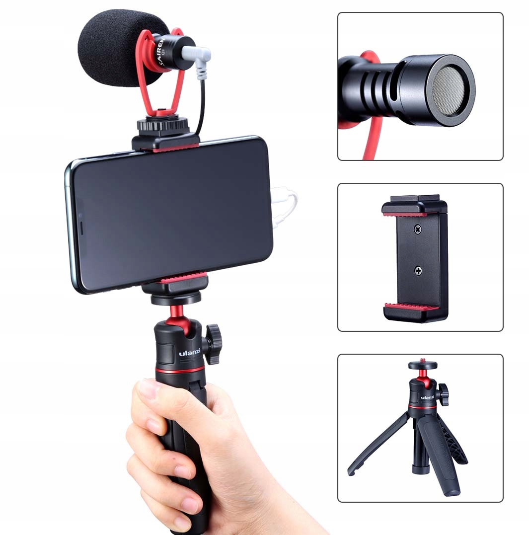 Zestaw Vlog Uchwyt Statyw Mikrofon do Telefonu Kod producenta SB5810