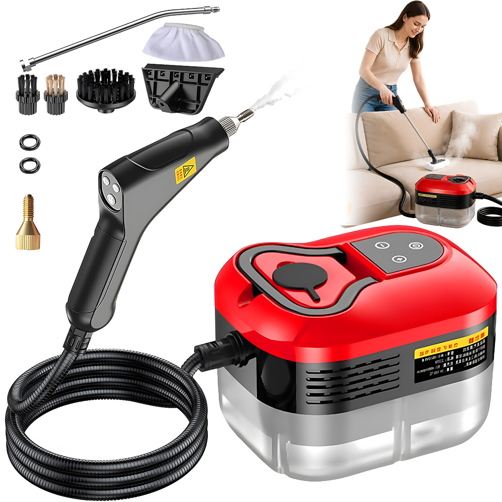 Parní Čistič Napařovač 1200 ML 6 Úrovní Páry Pro Okna Spár Auta Přenosný