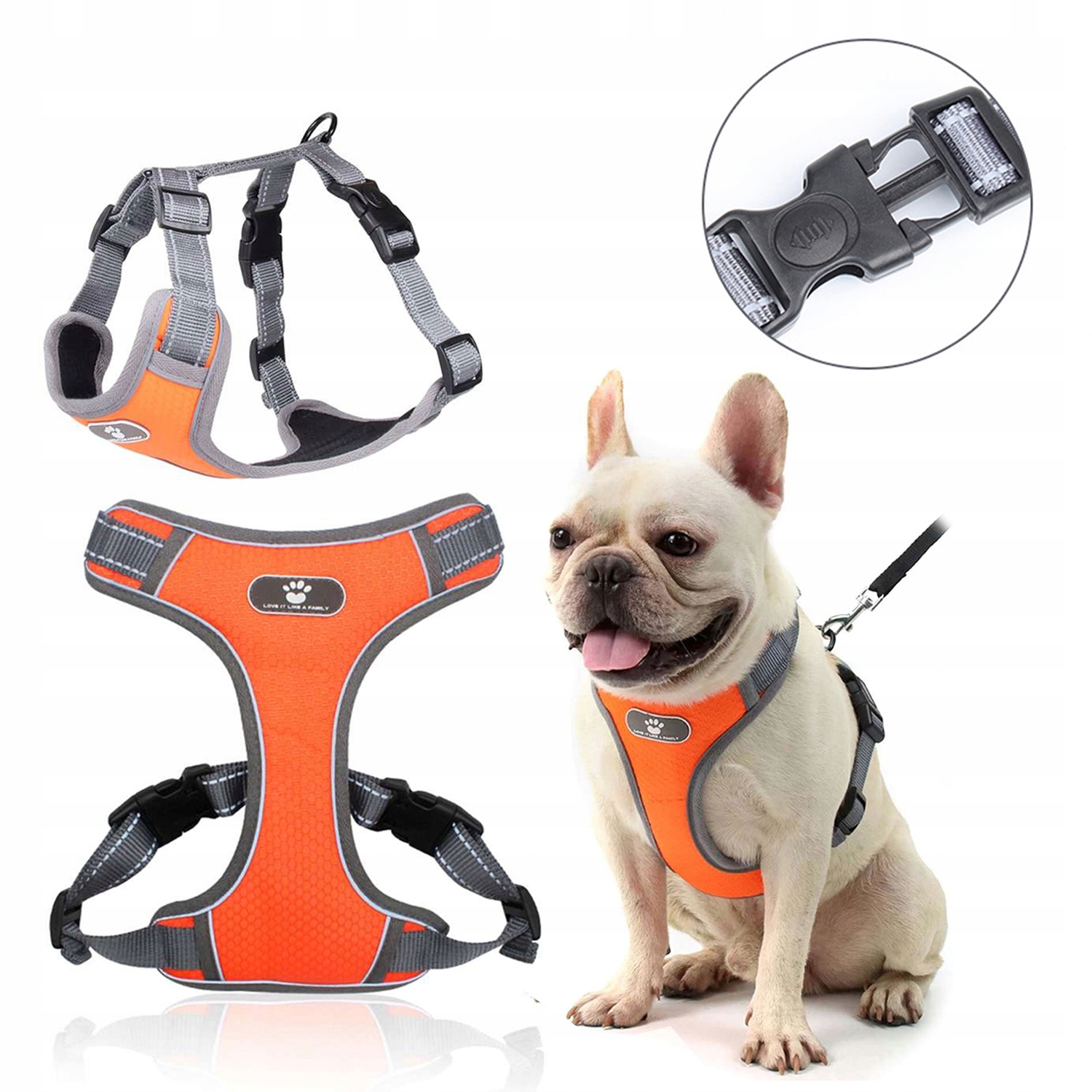 Levně Postroje Pro Psa Silné Beztlakové Typu Guard Vycházkové, Nastavitelné, Velikost M