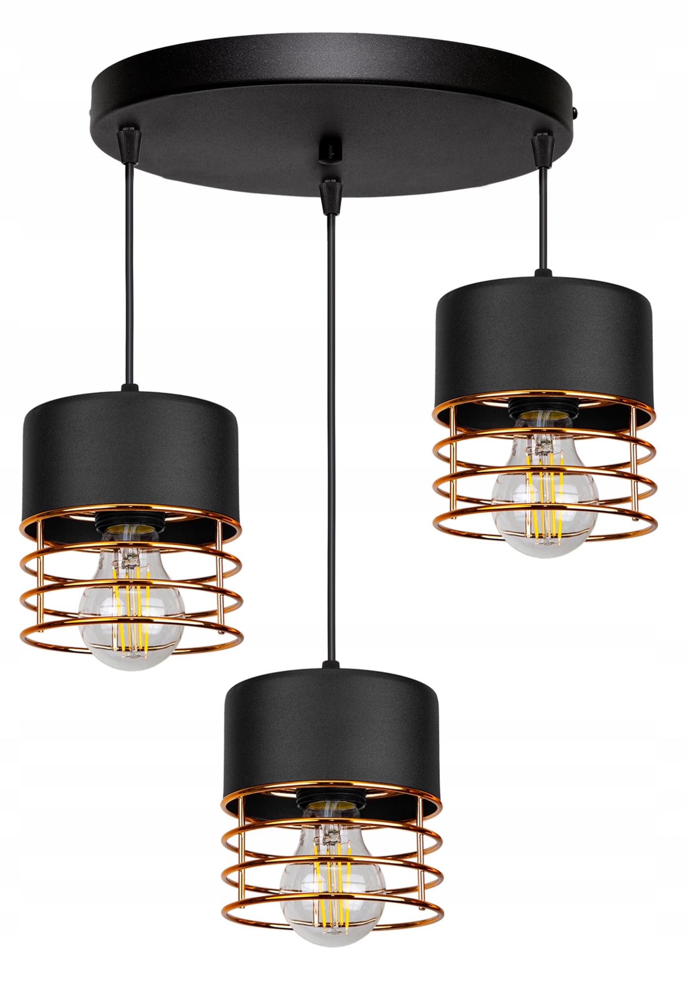 

Lampa Sufitowa Plafon Żyrandol Loft Edison Led
