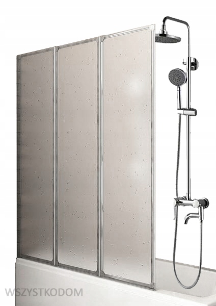 

Parawan Nawannowy Trzyczęściowy 120 CM Srebrny