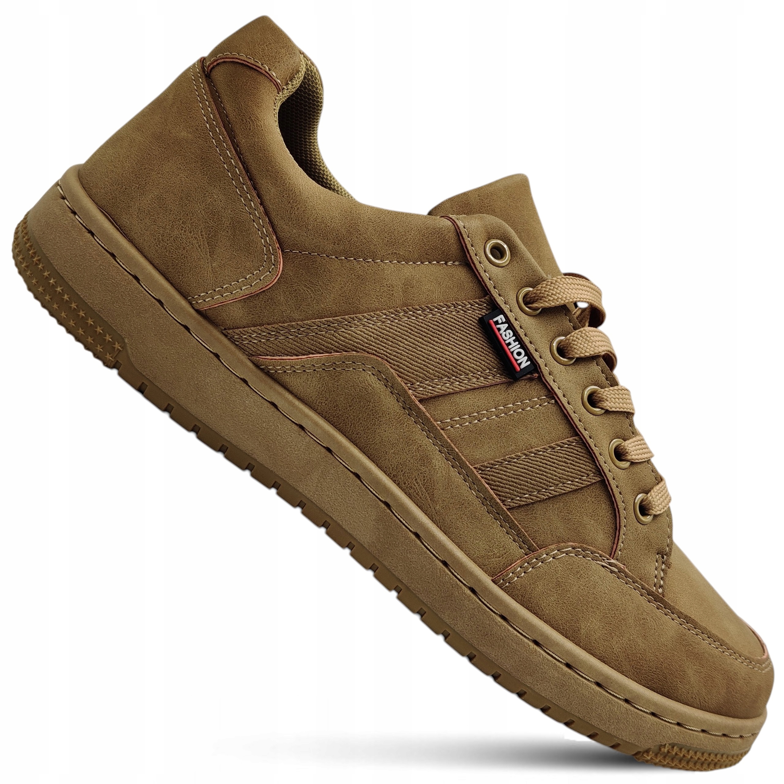 Buty Męskie Feisal Sportowe Solidne Casual Sneakersy Mocne lekkie Modne r43