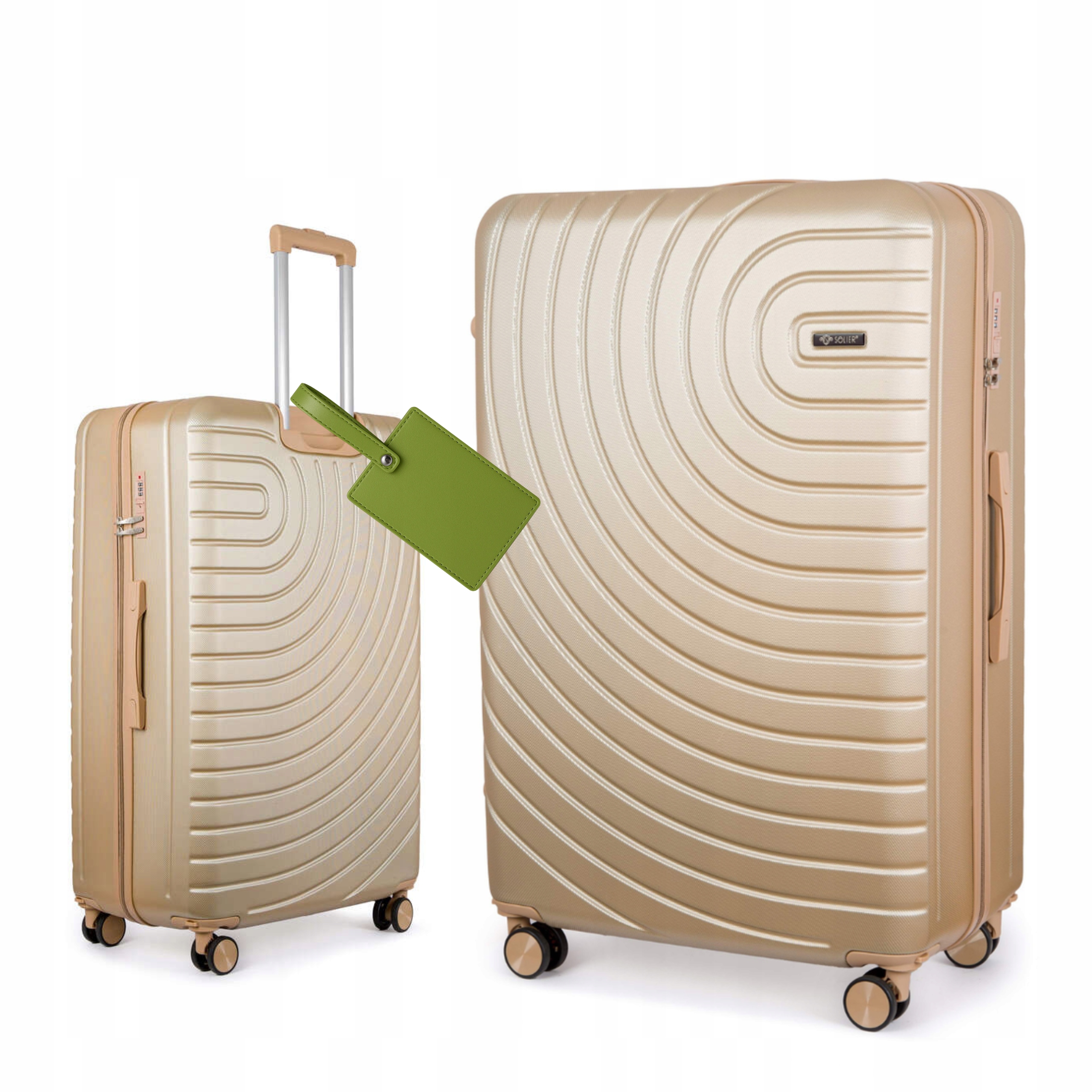 Cestovní kufr na kolečkách Střední 24" Abs, odolná kolečka Barvy