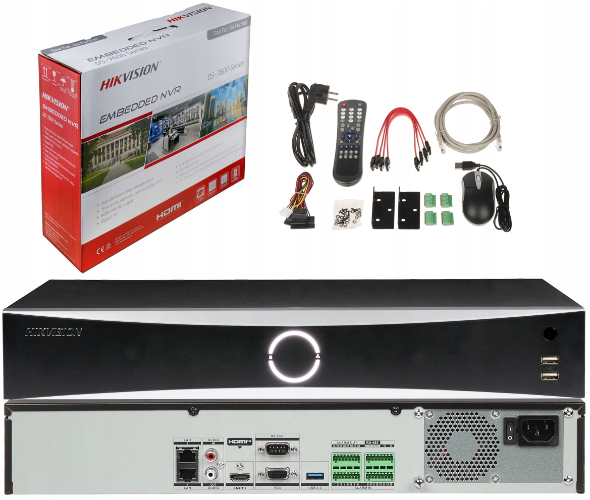 32kanálový Ip Rekordér Hikvision DS-7732NXI-K4 do 12 MPx Nová Verze