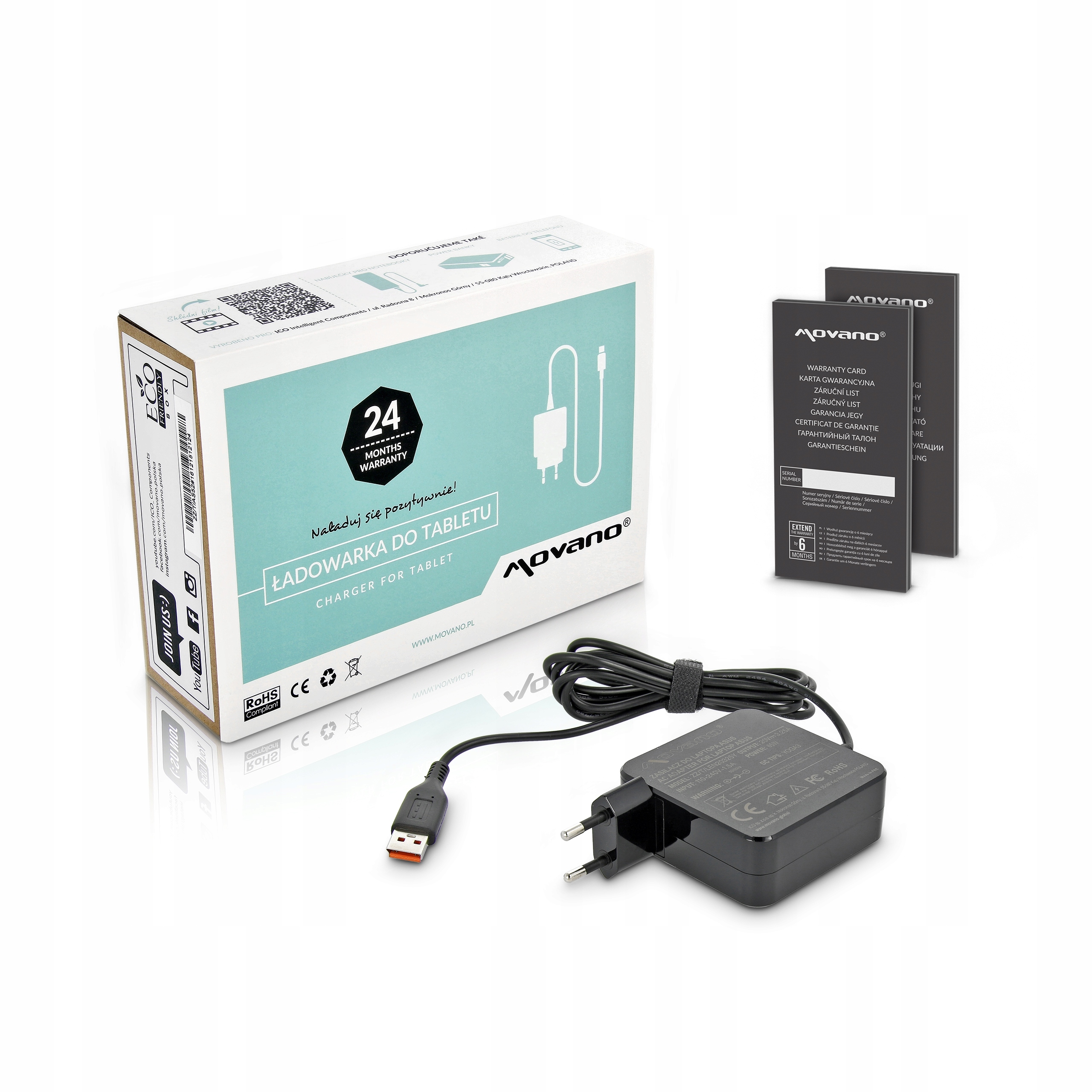 

Ładowarka 65W do tabletu Lenovo Yoga 4 Yoga 700