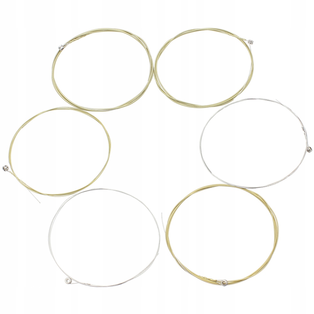 6 SZT. STRUN DO GITARY AKUSTYCZNEJ Marka bez marki