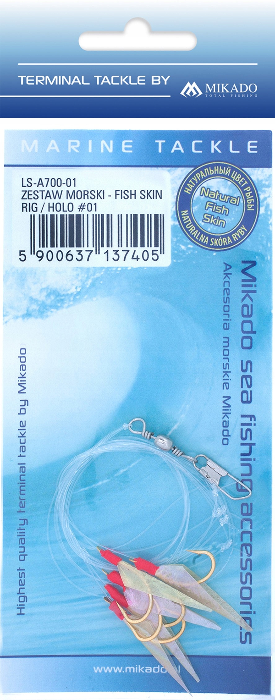MIKADO ZESTAW MORSKI - FISH SKIN RIG / HOLO 01