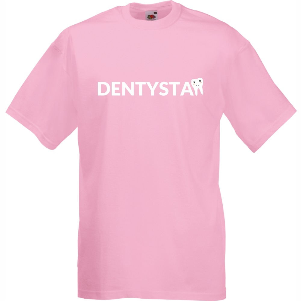 

Koszulka dentysta dla dentysty XXL różowa