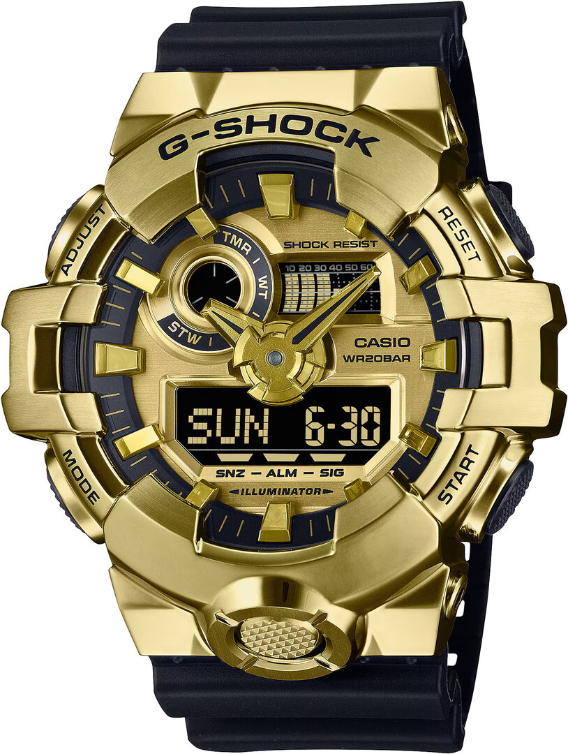 Casio pánské hodinky G-Shock GM-700G-9AER zlaté, originální