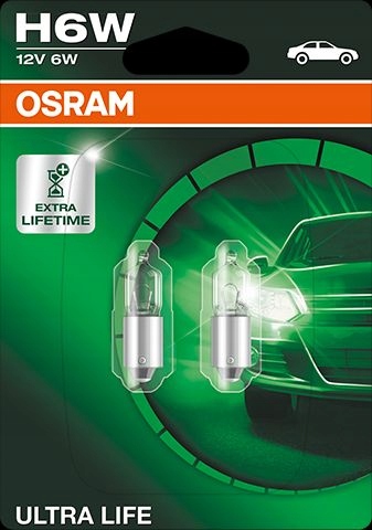 

Żarówki Osram H6W Ultra Life (2 sztuki)