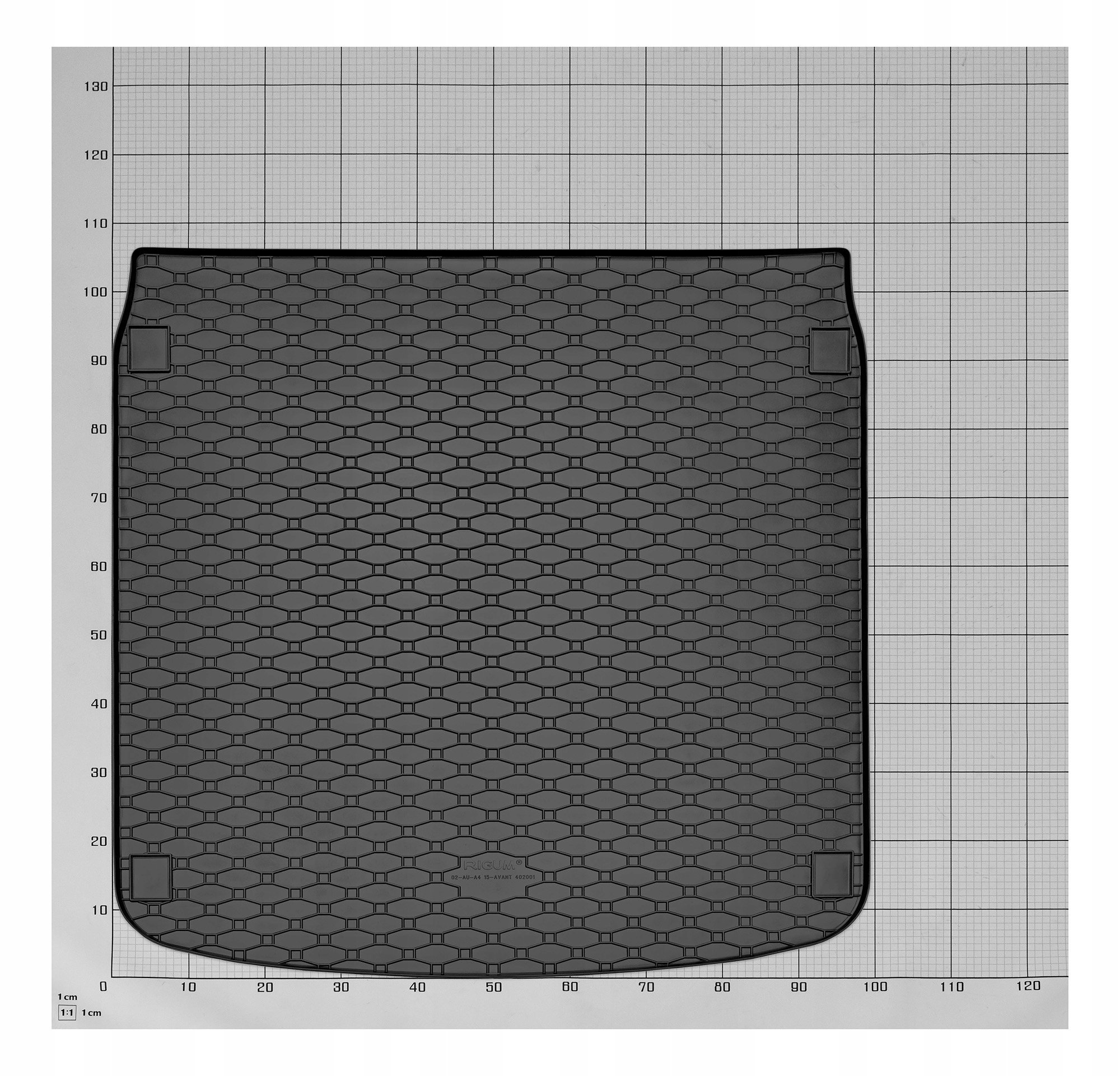 Zestaw dywaników do AUDI A4 Avant B9 od 2016 Materiał guma
