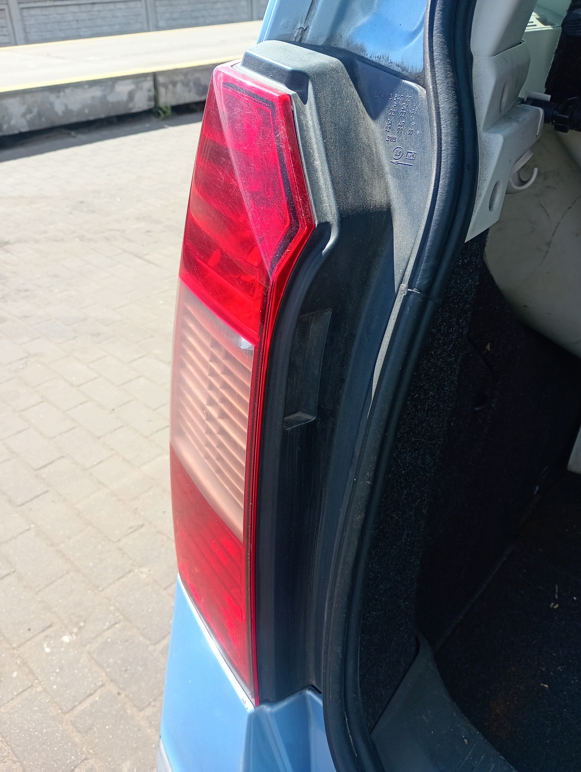 light left rear rear part Fiat Idea 03-12