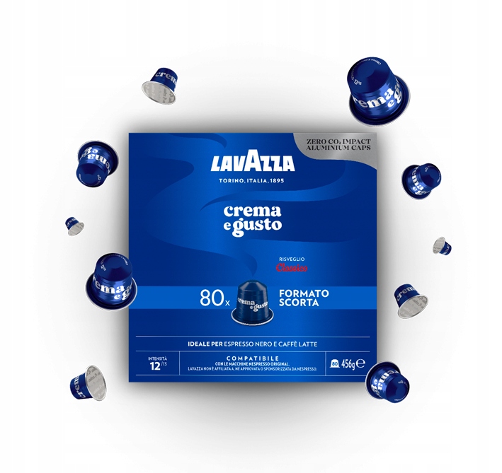 Levně Kávové kapsle pro Nespresso Lavazza Espresso Crema E Gusto Classico 80 ks