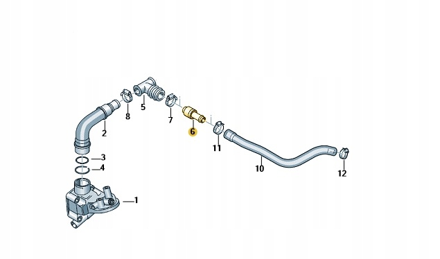 ASO VW AUDI ŚRUBA ZAWÓR ODPOWIETRZAJĄCY 035103245G Producent części Volkswagen OE