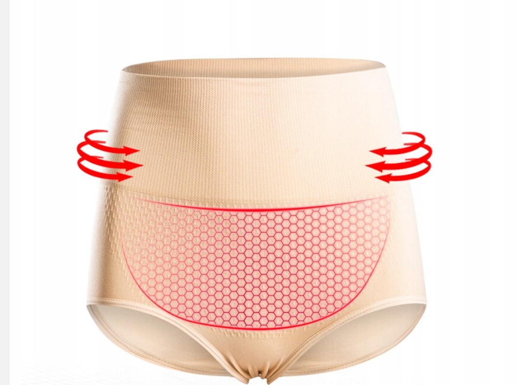 BEZSZWOWE MAJTKI DAMSKIE Z WYSOKIM STANEM M/L BIEL Zestaw brak informacji