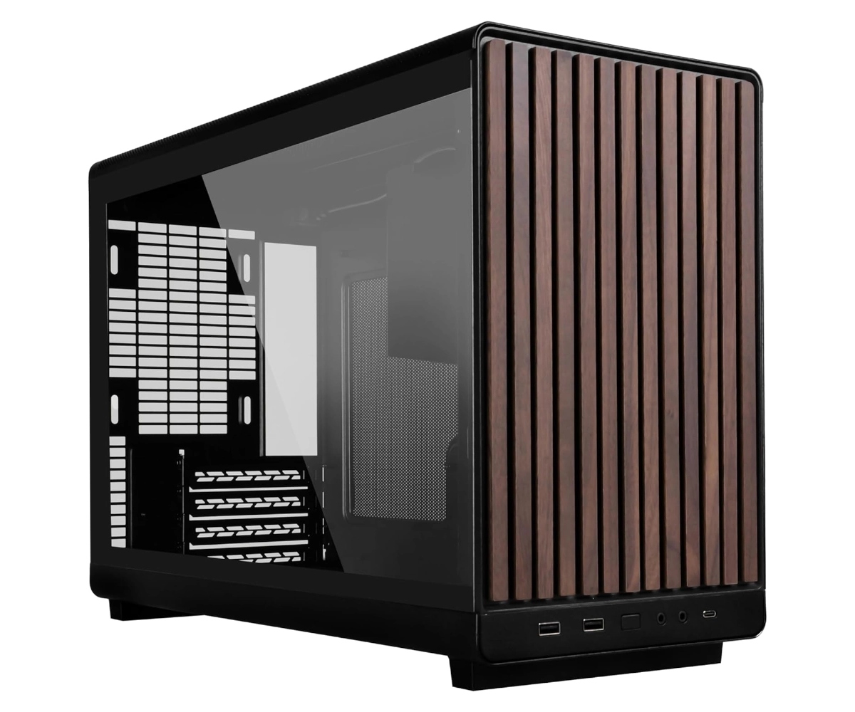 Obudowa Pc Lian Li Dan A3 Wood Black Tg Szkło hartowane Micro Tower Drewno