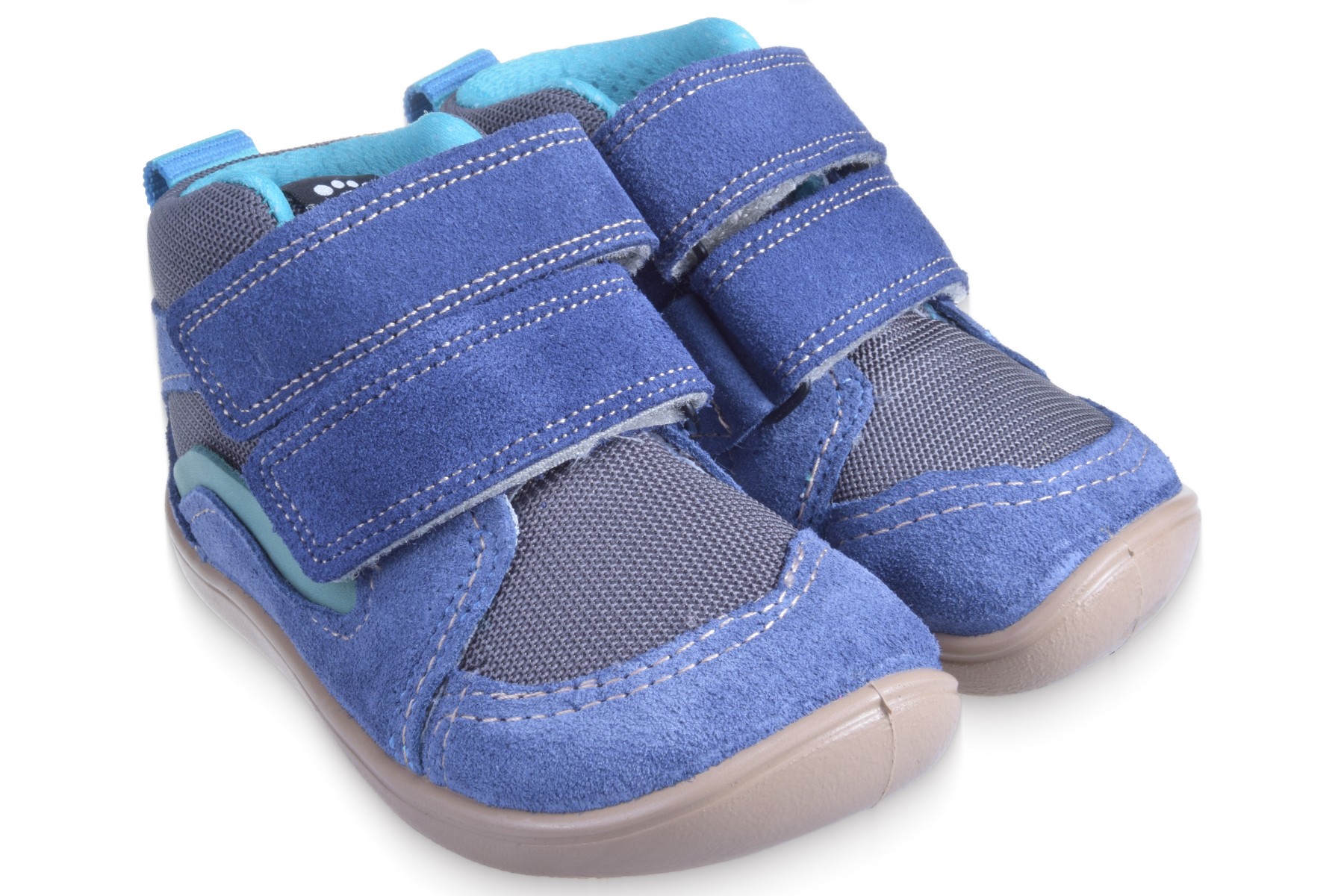 Barefoot Półbuty Dziecięce na Rzepy Buty 3F Bar3foot Niebieskie Rozmiar 25