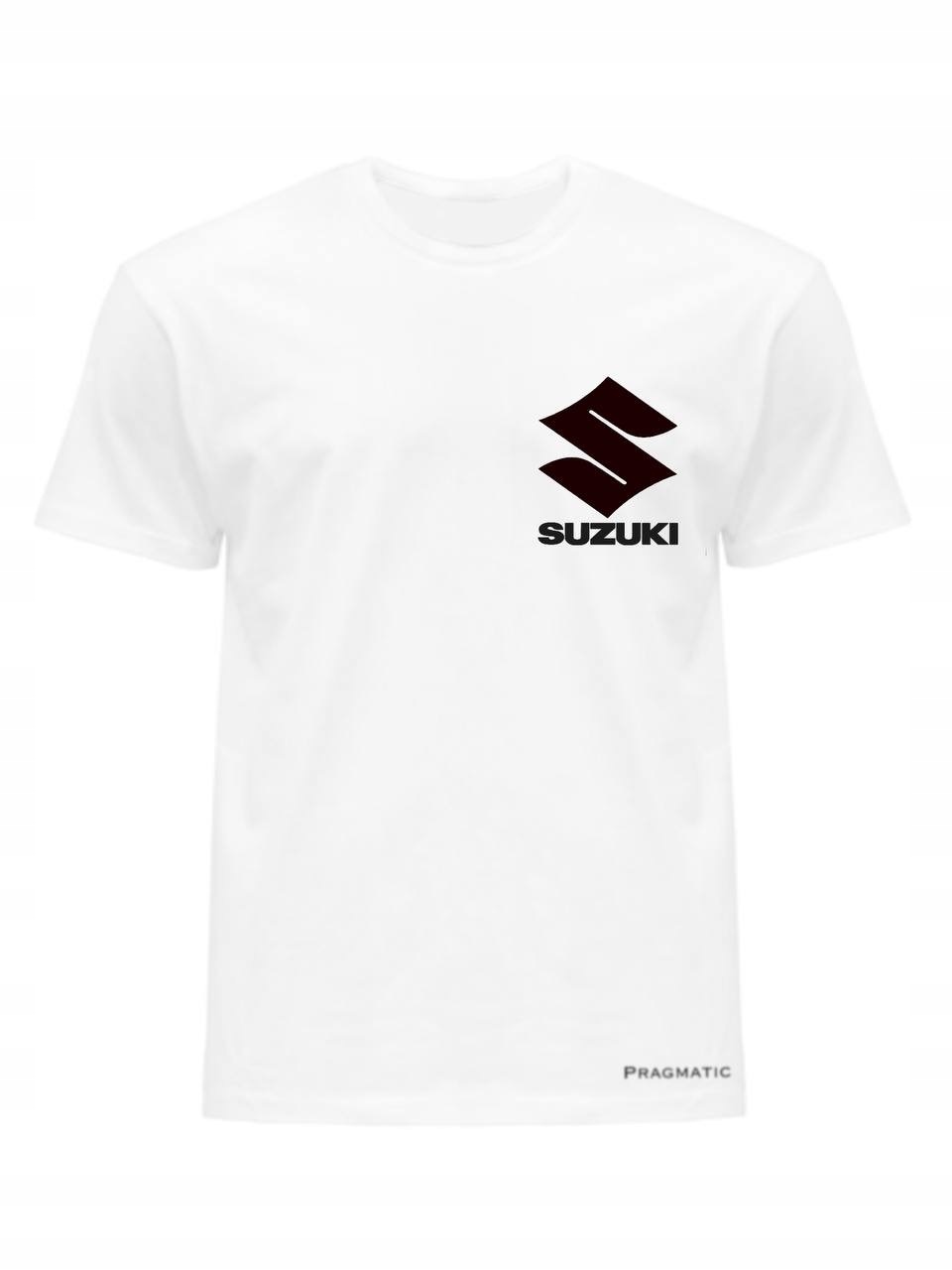 

Koszulka T-shirt Suzuki Męski Biały Bawełniany M