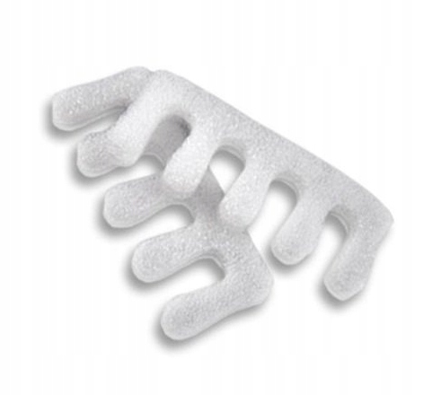 Separatory Piankowe do Pedicure Stopy Białe 20 par (40 sztuk) Aba Group