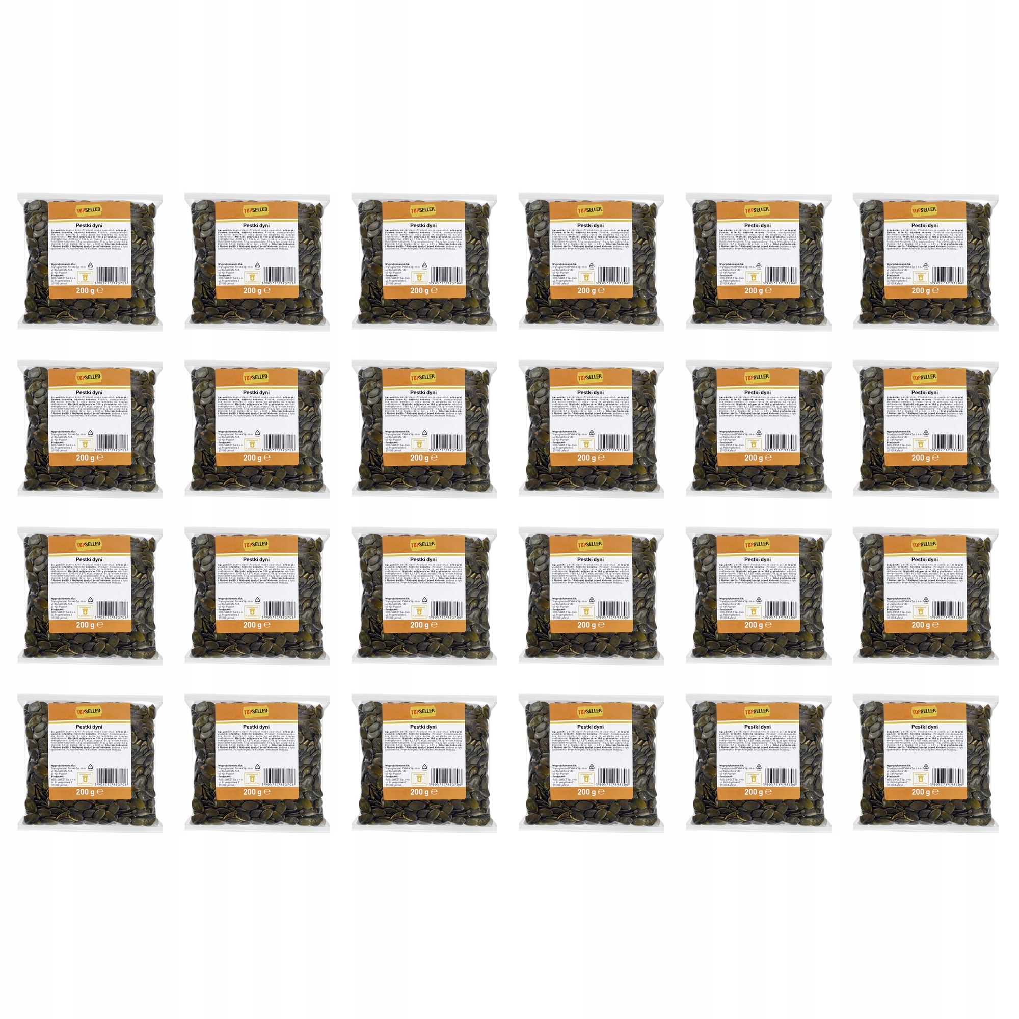 24x 200g Topseller Pestki dyni