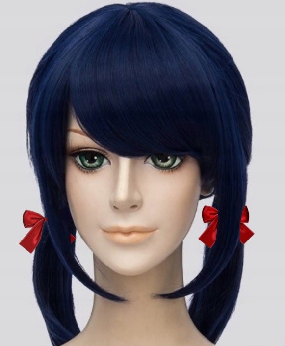 PERUKA BIEDRONKA WŁOSY MARINETTE STRÓJ PRZEBRANIE Marka Hopki