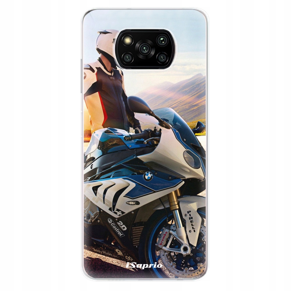 Silikonowe etui iSaprio Motorcycle 10 do Xiaomi Poco X3 Pro X3 Nfc