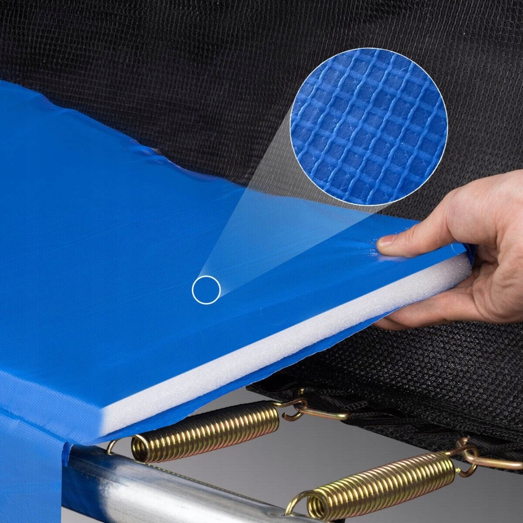 TRAMPOLINA OGRODOWA 305cm/10FT SIATKA WEWNĘTRZNA DRABINKA do 150kg Liczba nóżek 3